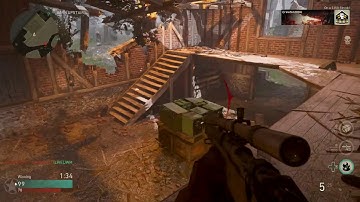 My First Trickshot on CoD: WW2! (1080 WALLBANG)
