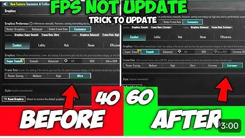 Finally Unlock Super Smooth 40Fps To 60Fps🤯Bgmi Super Smooth Option Showing🤯| Super Smooth Graphics