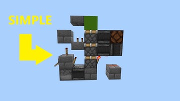 Easy Vertical Triple Piston Extender For Minecraft Bedrock