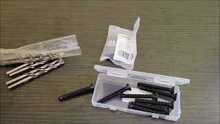 Tools for decking your trailer - Drill Bits, Bolts and Hex Bits