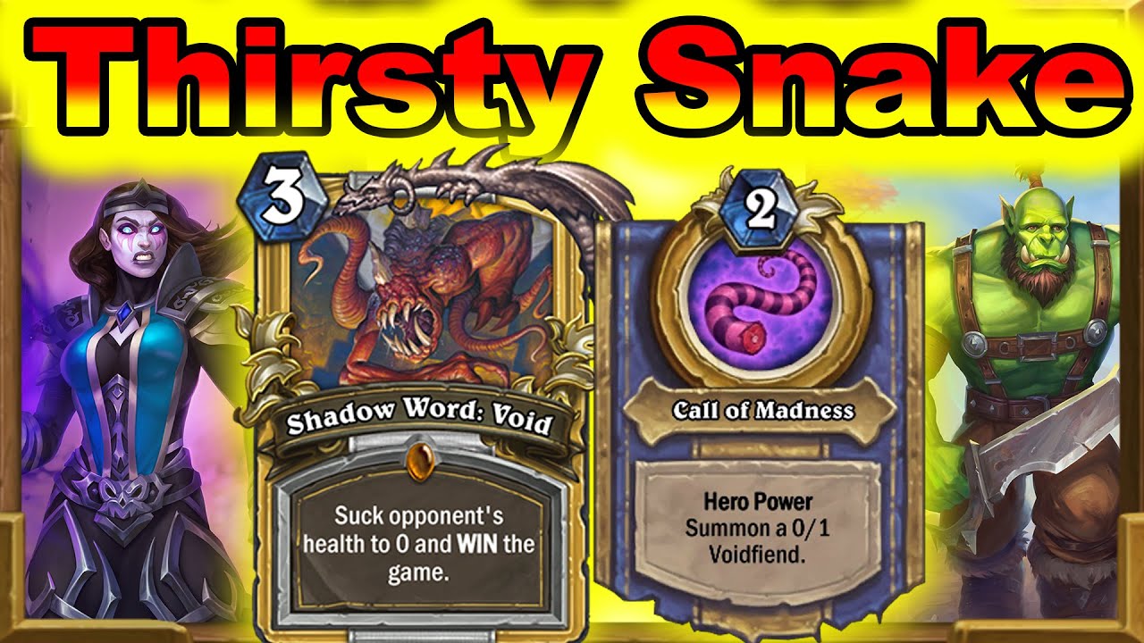 Priest's Deadly Worm That Kills Your Dreams On Turn 3 | Barrens New Decks | Hearthstone