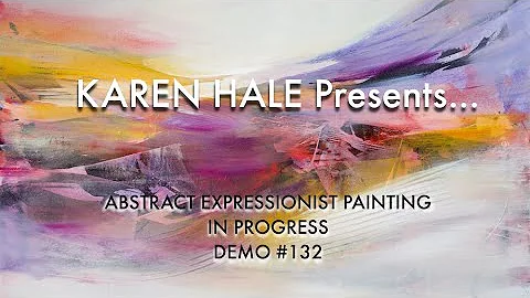 Watch the magic happen!   Abstract Expressionist  ...