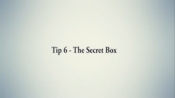 Agile Retrospective: Continuous Improvement+Kaizen wth Scrum: Tip 6 - The Secret Box