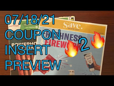 What coupons are we getting? 07/18/21 Coupon Insert Preview🔥Hot Coupons🔥