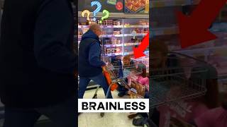 Karen Turns Grocery Store Into a Protest Zone 🛒📢.  #short #shorts