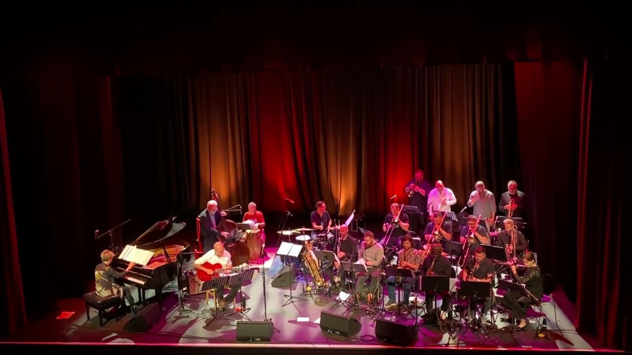 Nikki Iles big band with crazy tone from Mike Walker
