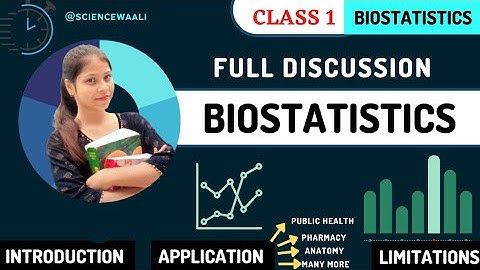 Biostatistics BSc 3rd Year|| Biostatistics lecture series|| Definition,Application and Limitations