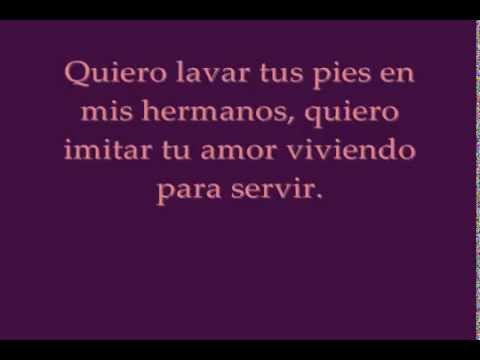 Lava mis pies (canto apropiado para el lavado de pies)