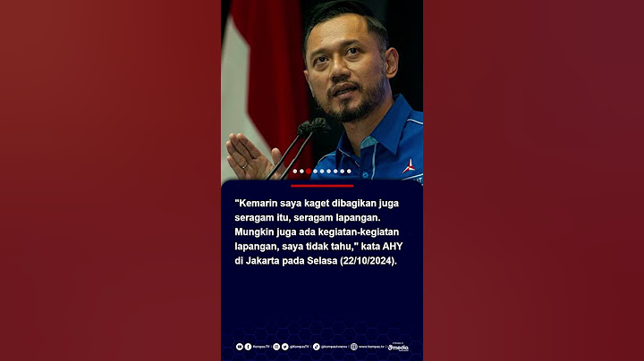 AHY Mengaku Kaget Dapat Seragam Bergaya Militer untuk Bimbingan dan Pelatihan Menteri #ahy #militer