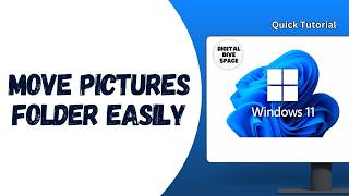 How to Move the Pictures Folder to Another Drive ?