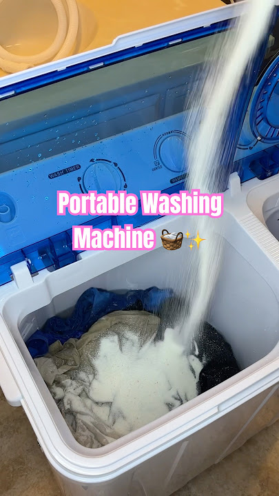 love how convenient this little washer is 🙂‍↔️✨🧺 #shorts
