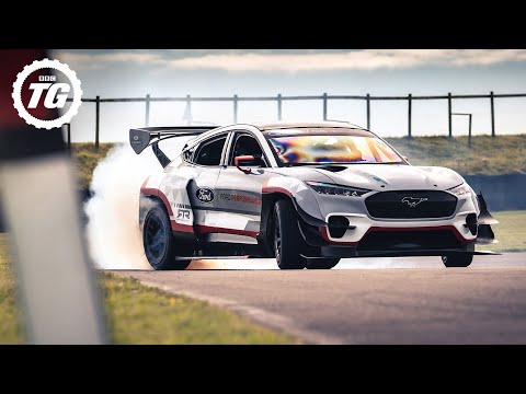 Drifting the all-electric 1,400bhp Ford Mach-E | Top Gear