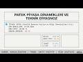 PATEK Teknik Analiz Raporu: Nisan 2026 Verileriyle Piyasa Görünümü