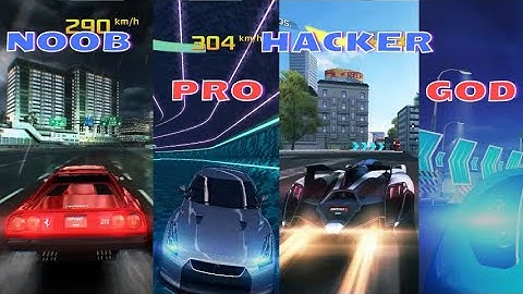 Asphalt 8 Noob vs Pro vs Hacker vs God