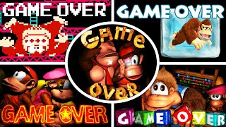 Evolution of Deaths & Game Over Screens in Donkey Kong Games (19812018)