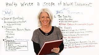 How to Write a Scope of Work Document  Project Management Training