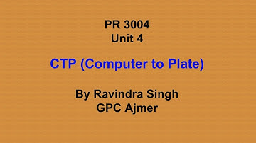 PR 3004 | Unit 4 | CTP | Ravindra Singh | GPC Ajmer