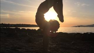 Yoga Beach Handstand: Adho Mukha Vrksasana in Vancouver