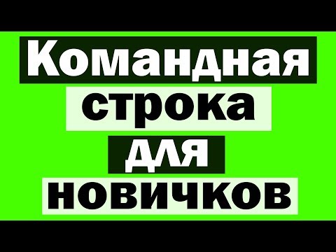 Команды в cmd для новичков