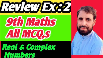 9th Maths Review Ex 2 MCQ,s || Very important MCQ,s Real & Complex Numbers