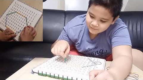 How to make POLYGONS using Geo Board | Emman Ulson