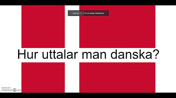 Finns det diftonger i danska?