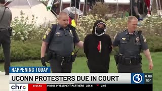 VIDEO: UConn protestors set to face a judge