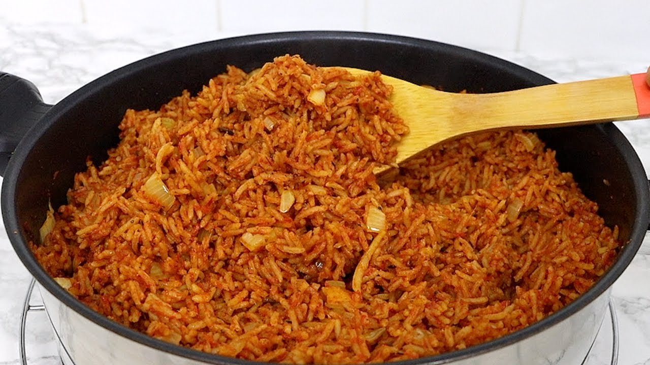 How to Cook Nigerian Party Jollof Rice | Secret to Smoky Nigerian Party ...