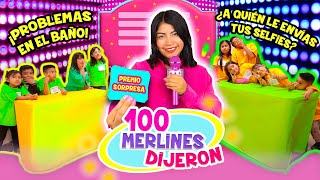 1OO MERLINES DIJERON 🤣 ¡RESPONDEN MUY GRACIOSO! | CONNY MERLIN CONDUCTORA 🎤