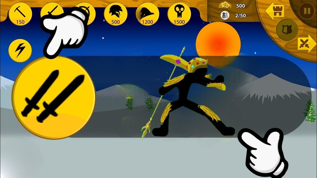 x9999 2SWORDS SWORDWRATH CLASSIC NINJA POWER FULL SECRET UNIT |STICK WAR LEGACY