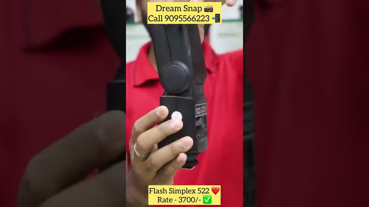 Dream snap camera 📸 | Camera at cheapest price | external flash for camera | With 1 year warranty ✅