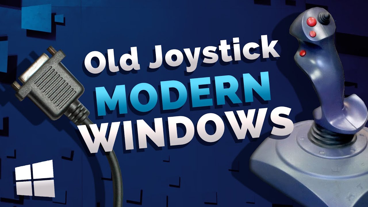 Update Get Your Old Gameport Joystick Working with Windows 10 | Install Retro Joystick on Windows 7 8 PC