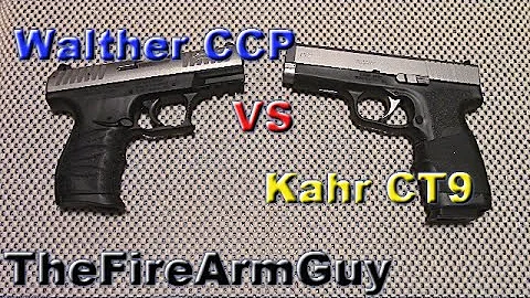 Walther CCP vs Kahr CT9 - TheFireArmGuy