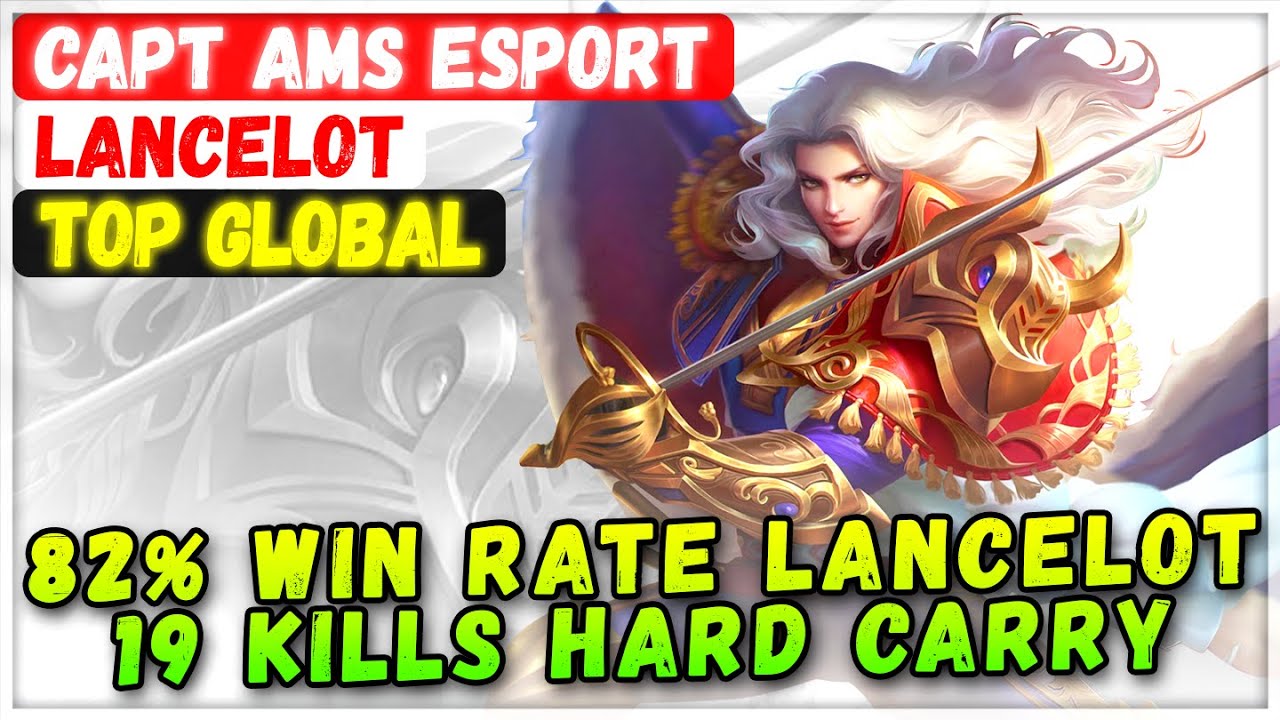 Ланселот с 82% процентом побед, 19 убийств, хард-керри [Лучший Ланселот в мире] CAPT AMS ESPORT -...