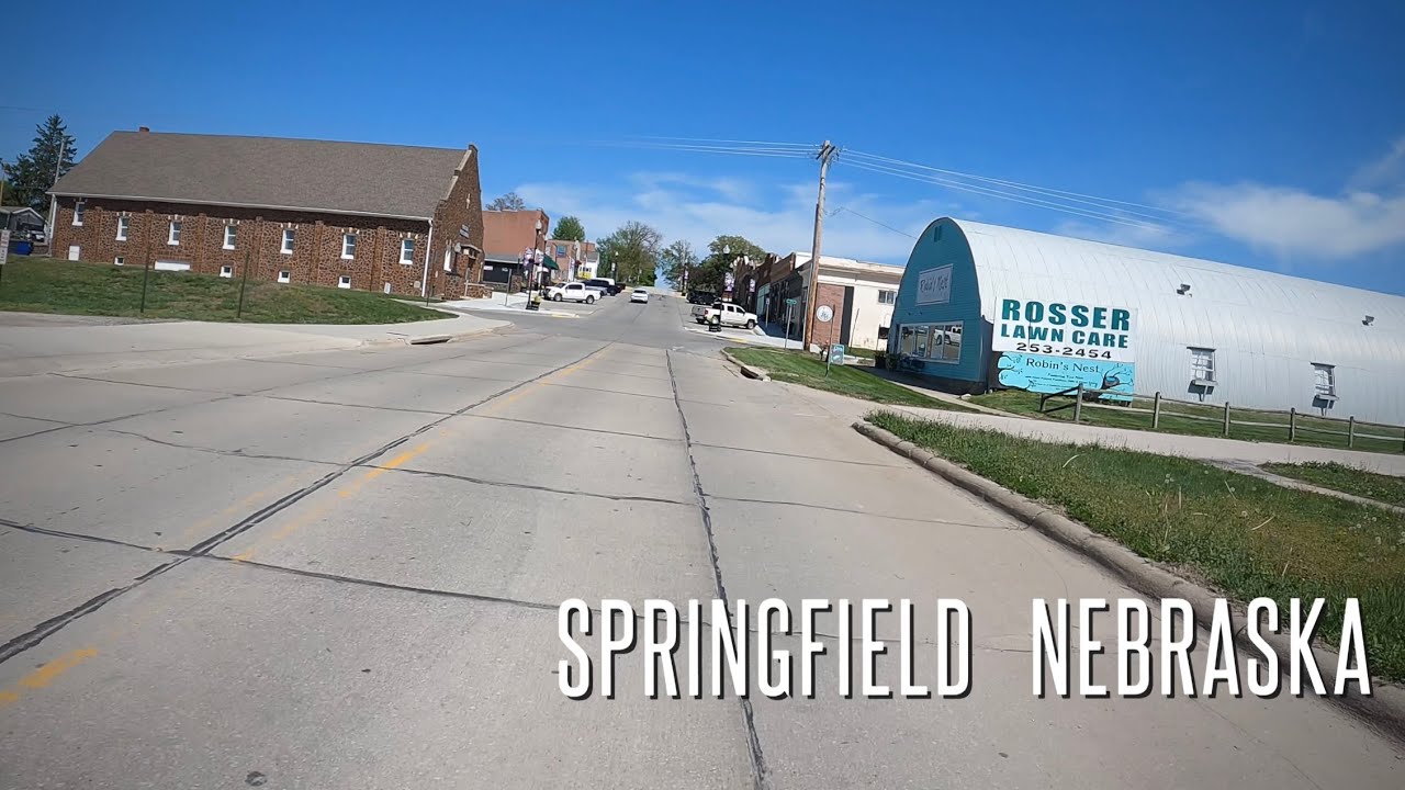 Springfield Nebraska area filmed with E bike and GoPro