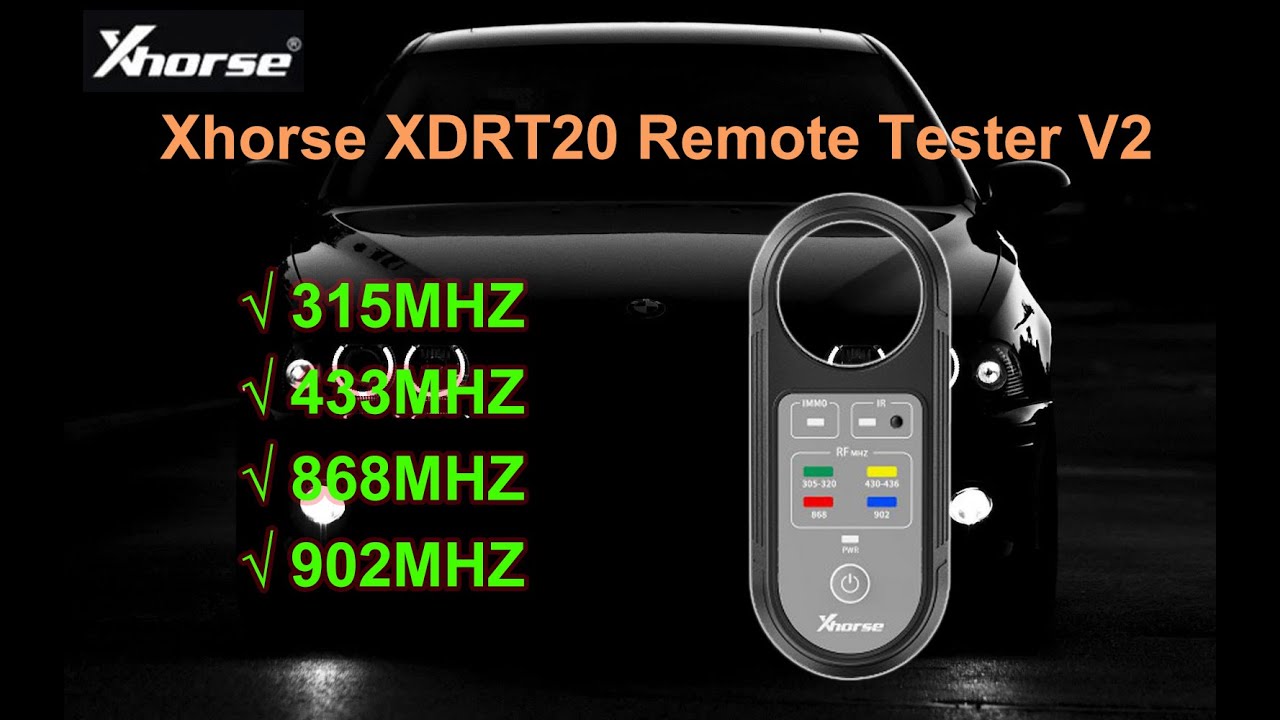 Xhorse XDRT20 Remote Tester V2 Introduction