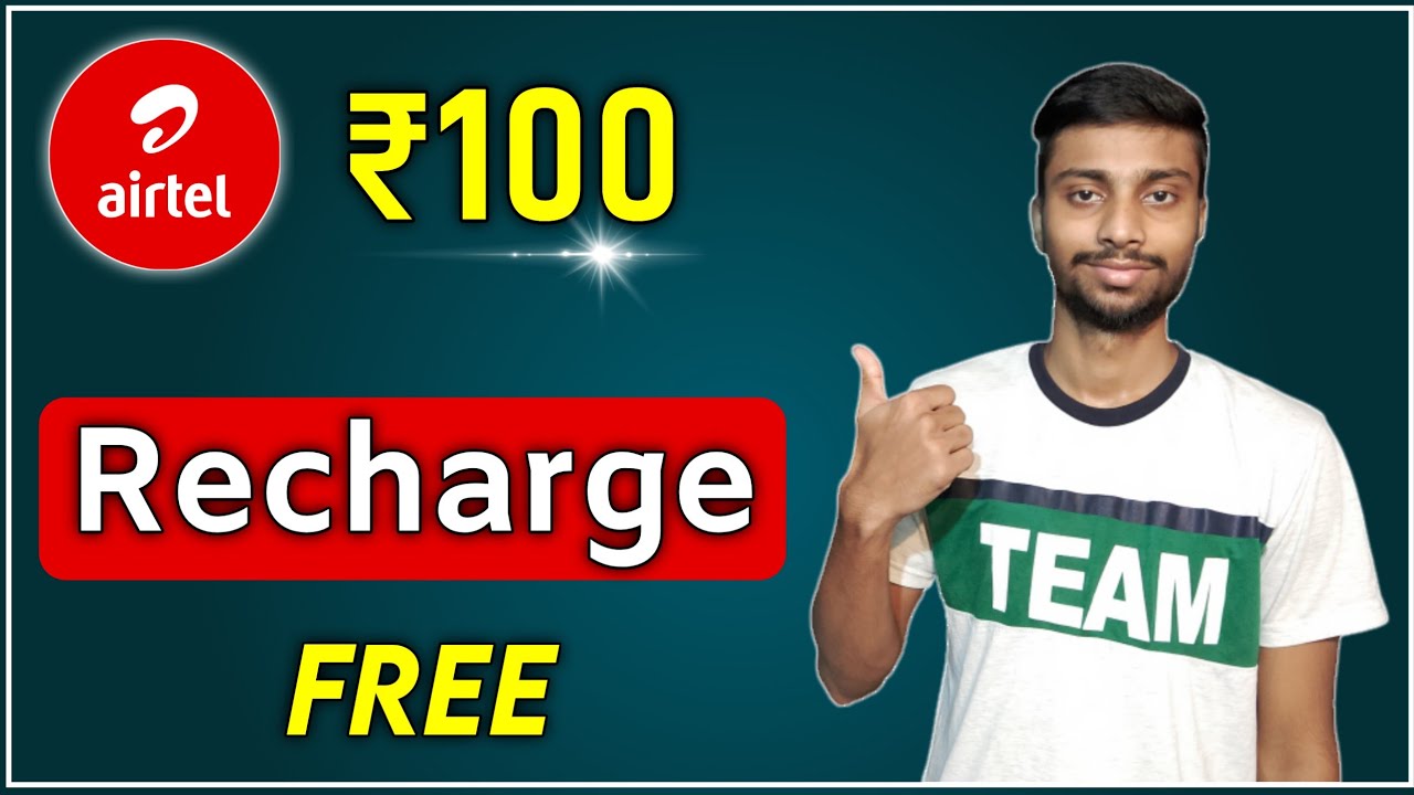 Airtel ₹100 Free Recharge Trick 🤩 || Airtel Free Recharge Offer 2020 | Airtel Free Data 2020