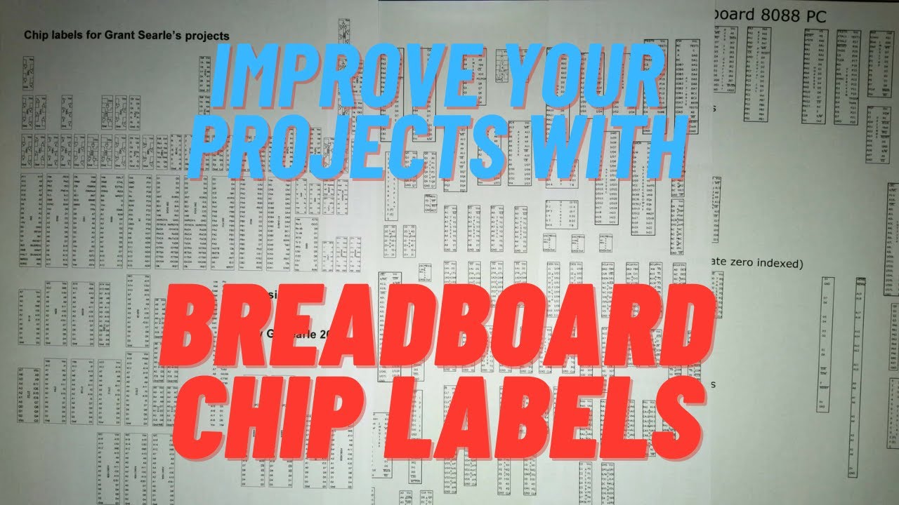 Breadboard Chip Label tips - YouTube