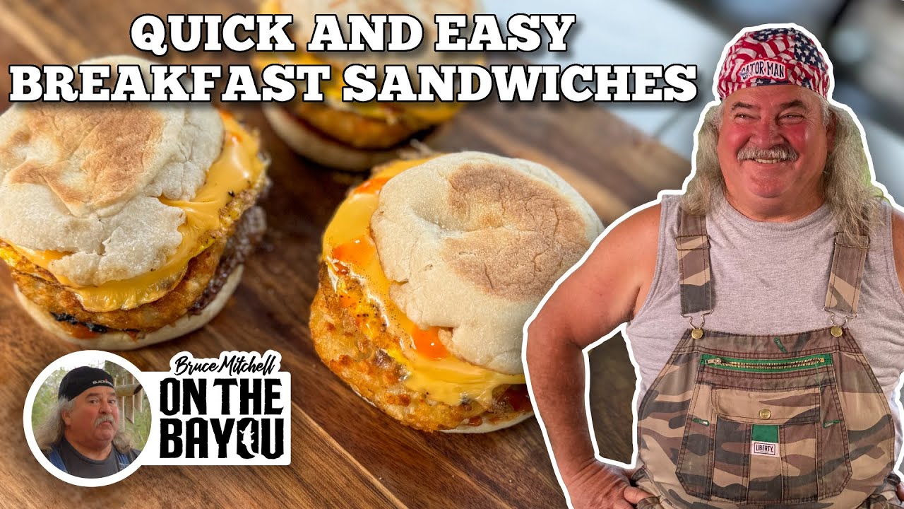 Quick and Easy Breakfast Sandwiches with Bruce Mitchell on the Blackstone Griddle
