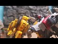 Transformers Stop Motion Animation: SS Blitzwing Vs. Bumblebee