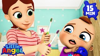 the toothbrush dance little angel and friends kid songs