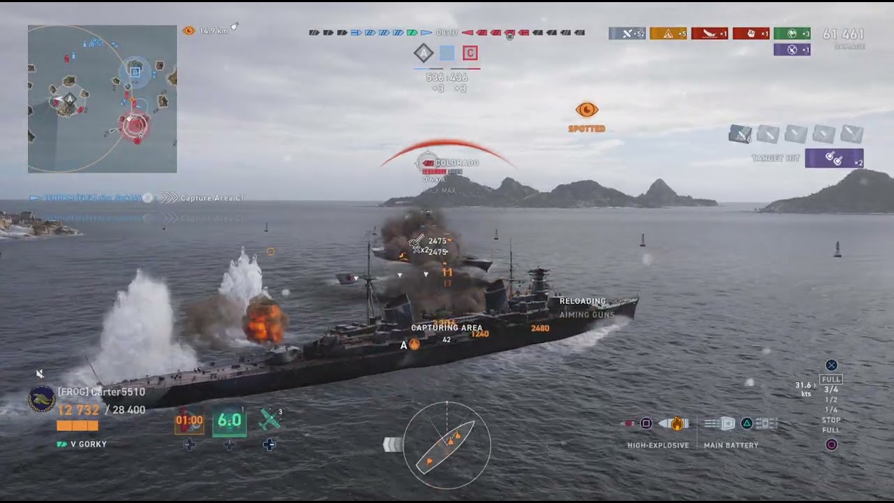 World of Warships: Legends Anchorage 2 destroyed, 4 assists