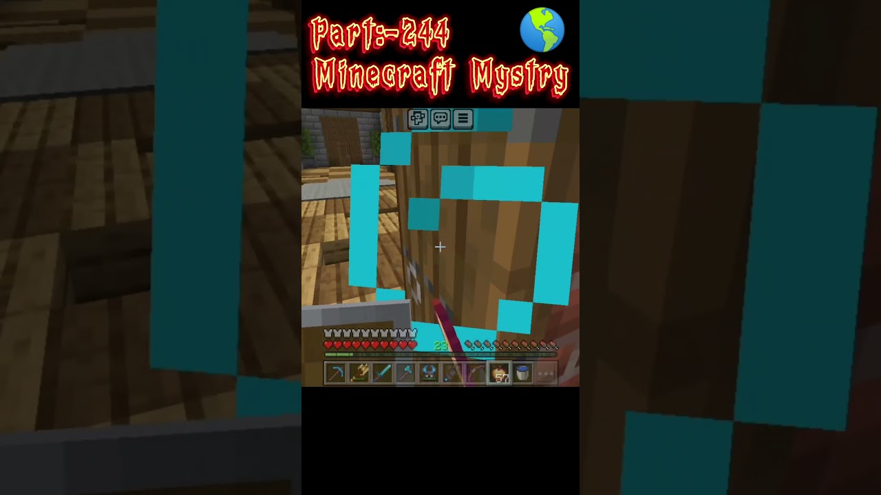 I entered in mystry world of Minecraft by mistake part - 244