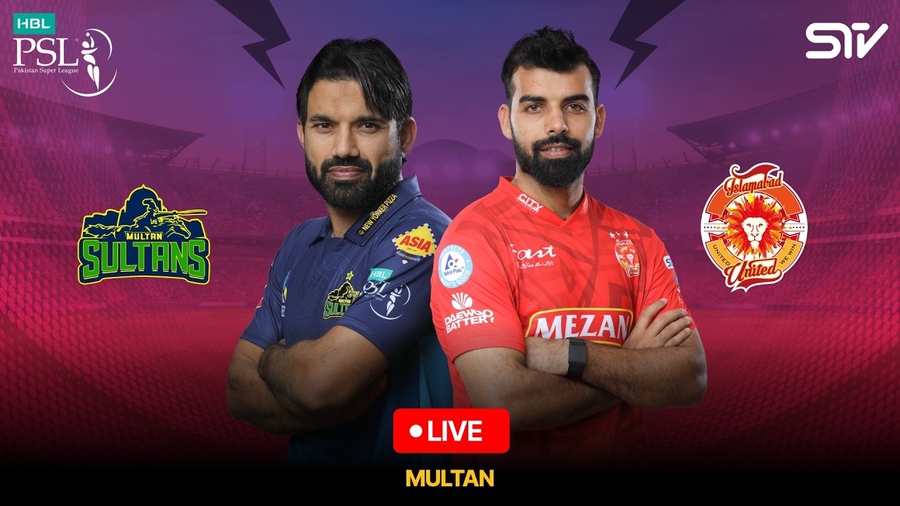 🔴 - 𝐑𝐄𝐋𝐈𝐕𝐄 | Multan Sultans vs Islamabad United |  Match 13