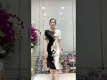 Đầm trung niên bigsize phối màu sang trọng, tôn dáng (đủ size 50-87kg) - Zalo chốt đơn 0349 003 371