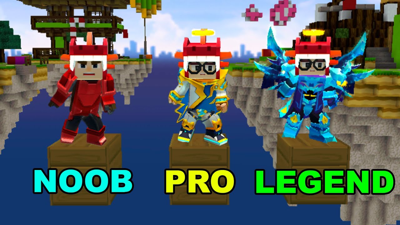 Noob vs Pro Vs Legends in Bedwars - YouTube