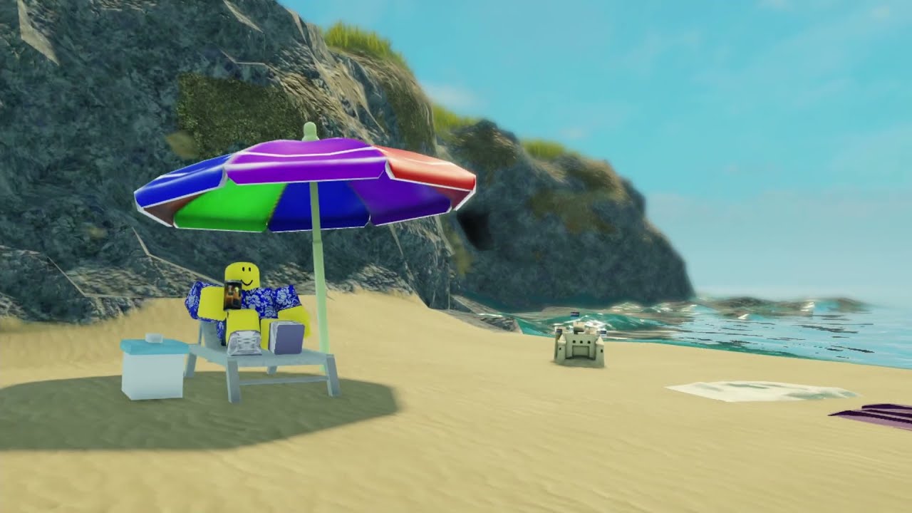 Beach Day in Roblox YouTube