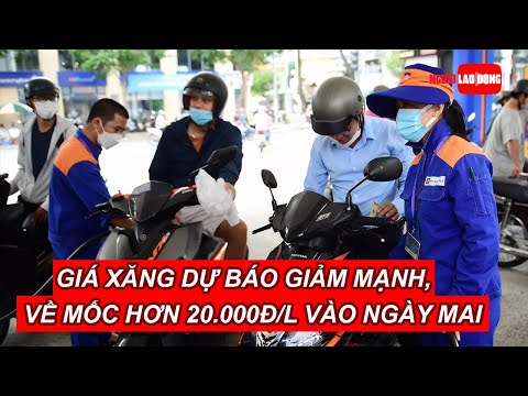 Video Giá xăng dự báo giảm mạnh, về mốc hơn 20.000 đồng/lít... - youtube