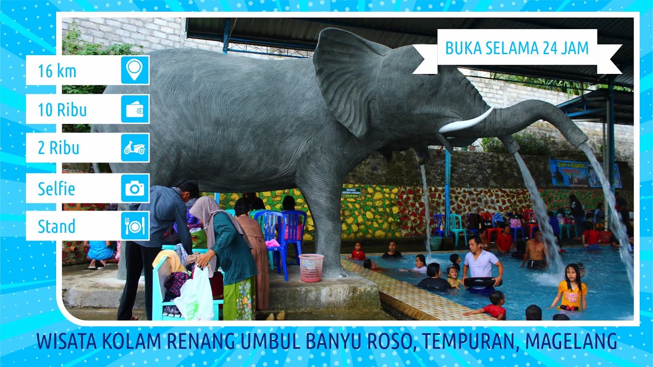 Wisata Kolam Renang Air Hangat Umbul Banyu Roso Kecamatan Tempuran ...