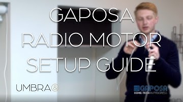Gaposa Radio Motor Setup Guide | Umbra